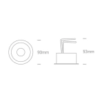 kinkiecik.pl Oprawa podstropowa Extractable 12W Range 11113E/W/W ONE LIGHT