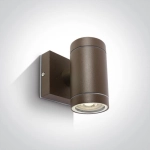 kinkiecik.pl Kinkiet GU10 Outdoor Cylinders Die cast 67130E/BR ONE LIGHT