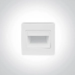 kinkiecik.pl Oświetlenie schodowe Indoor Square Wall Recessed 68007/W/W ONE LIGHT