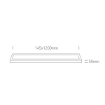 kinkiecik.pl Plafon LED Die Cast Panel Range 62140RF/W/W ONE LIGHT 3000K 120cm