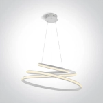 kinkiecik.pl Lampa wisząca LED Pendant Rings 63046A/W ONE LIGHT
