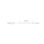 kinkiecik.pl Lampa wisząca LED Pendant Tubes 63108A/W/W ONE LIGHT