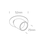 kinkiecik.pl Oprawa podstropowa Moving Inner Cylinder Range 11103M/W/W ONE LIGHT
