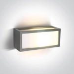 kinkiecik.pl Kinkiet Outdoor E27 Square Die cast 67328/G ONE LIGHT
