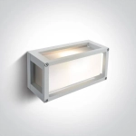 kinkiecik.pl Kinkiet Outdoor E27 Square Die cast 67420/W ONE LIGHT