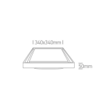 kinkiecik.pl Plafon Outdoor Project LED Plafo Die cast 67384A/W/W ONE LIGHT