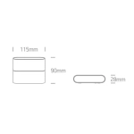 kinkiecik.pl Kinkiet Outdoor Slim Range Up & down beam 67376/W/W ONE LIGHT