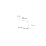 kinkiecik.pl Kinkiet Outdoor Slim Range Up & down beam 67412/AN/W ONE LIGHT