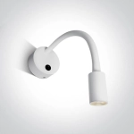 Kinkiet Reading Spots 65738A/W/W ONE LIGHT