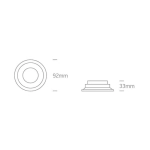 kinkiecik.pl Oprawa podstropowa Recessed Spots Fixed 10105R2P/W ONE LIGHT