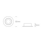 kinkiecik.pl Oprawa podstropowa Round Retro Range GU10 11105UA/W ONE LIGHT