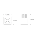 kinkiecik.pl Oprawa podstropowa Shop Square Boxes 50107B/W/W ONE LIGHT