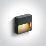 kinkiecik.pl Kinkiet Square Indoor/Outdoor Wall Dark Lights Die cast 67359A/AN/W ONE LIGHT