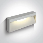 kinkiecik.pl Kinkiet Square Indoor/Outdoor Wall Dark Lights Die cast 67359B/W/W ONE LIGHT