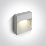 kinkiecik.pl Kinkiet Square Indoor/Outdoor Wall Dark Lights Die cast 67360A/W/W ONE LIGHT