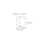 kinkiecik.pl Plafon Surface Shop Square Boxes 12107B/W/W ONE LIGHT