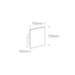 kinkiecik.pl Kinkiet The Backlight Range 67450A/W/W ONE LIGHT