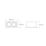 kinkiecik.pl Oprawa podstropowa The COB Box Type Shop Range 51230/B/C ONE LIGHT 4000K