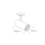 kinkiecik.pl Reflektor The COB Cylinder Track Spot 65642BT/B/C ONE LIGHT