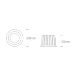 kinkiecik.pl Oprawa podstropowa The COB Downlight Range Die Cast 10160CA/W/C ONE LIGHT 4000K
