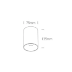 kinkiecik.pl Plafon The Chill Out Cylinder GU10 12105M/B ONE LIGHT