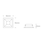 kinkiecik.pl Oprawa podstropowa The Chill Out Range Square 50105M/B/CU ONE LIGHT