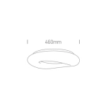 kinkiecik.pl Plafon The Cloud Series 62148A/W ONE LIGHT 46cm