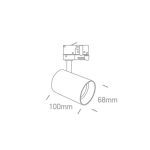 kinkiecik.pl Reflektor The Dark Light GU10 Range 65105NT/W ONE LIGHT