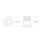 kinkiecik.pl Oprawa podstropowa The Dark Light IP65 Range 10102H/W/C ONE LIGHT 3000K