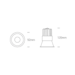 kinkiecik.pl Oprawa podstropowa The Dark Light Pro Range 10115FD/W/W ONE LIGHT