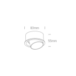 kinkiecik.pl prawa podstropowa The Dark Light Tube Range 11105D8/W ONE LIGHT