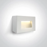 kinkiecik.pl Kinkiet The Glass Face Wall Lights 67076/W/W ONE LIGHT