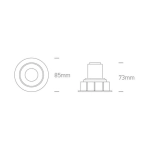 kinkiecik.pl Oprawa podstropowa The Interchanging Rings Range 11107K/B/W ONE LIGHT