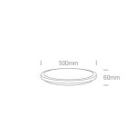 kinkiecik.pl Plafon The LED Plafo Range 67448A/W/W ONE LIGHT 50cm