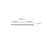 kinkiecik.pl Plafon The LED Slim Plafo Range 62022A/W/W ONE LIGHT