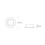 kinkiecik.pl Oprawa podstropowa The Round Clip in Range 11105A1/AL ONE LIGHT