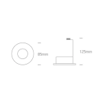 kinkiecik.pl Oprawa podstropowa The Semi Dark Light Range Aluminium 10105DG/W ONE LIGHT
