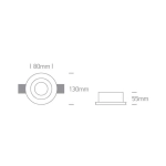 kinkiecik.pl Oprawa podstropowa Trimless Gypsum 10105GT2 ONE LIGHT