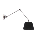 Kinkiet ADAM WALL S black AZ1843+AZ2586 śr. 30cm AZZARDO