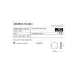 Kinkiet Ancona Wood S AZ2714 AZZARDO