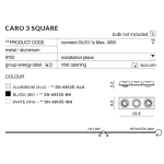 Oprawa stropowa CARO 3S AZ2439 AZZARDO