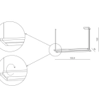 Lampa wisząca FLASH 160 AZ3203 AZZARDO 3000K