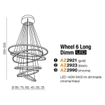Lampa wisząca WHEEL 6 AZ2921 AZZARDO