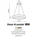 Lampa wisząca SILVAM 45 PENDANT AZ3344 LED 30W 3000K AZZARDO