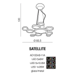 Lampa wisząca SATELLITE AZ1786 AZZARDO