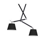 Lampa wisząca ZYTA 2 S PENDANT black AZ1846+AZ2603 śr.36cm AZZARDO