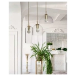 Lampa wisząca BLANCA 1 AZ3337 champagne AZZARDO