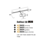 Kinkiet Davinci 58 AZ2654 LED 10W AZZARDO