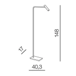 Lampa podłogowa Fler AZ3202 AZZARDO
