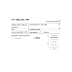 Oczko stropowe Ika S IP65 (graphite) AZ4231 AZZARDO